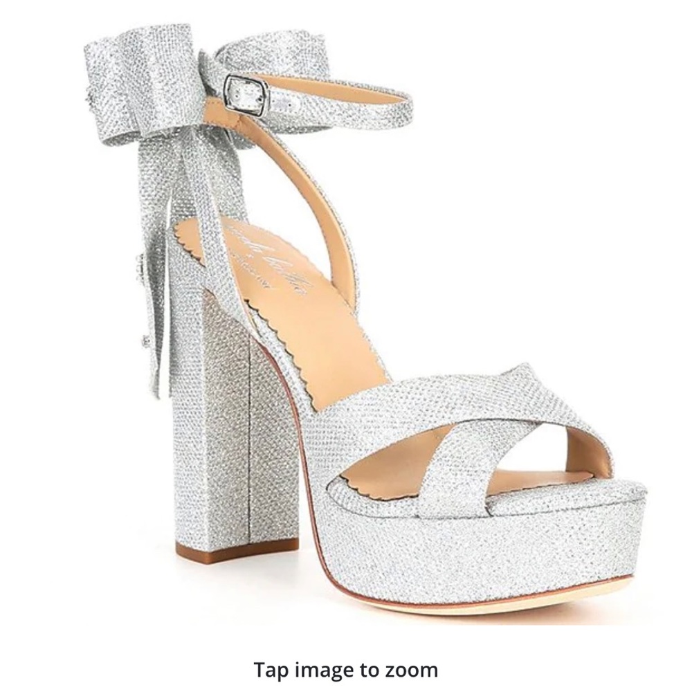 *ISO!!* Antonio Melani x Nicola Bathie Lila Bow Platform Dress Sandals- 6 or 6.5